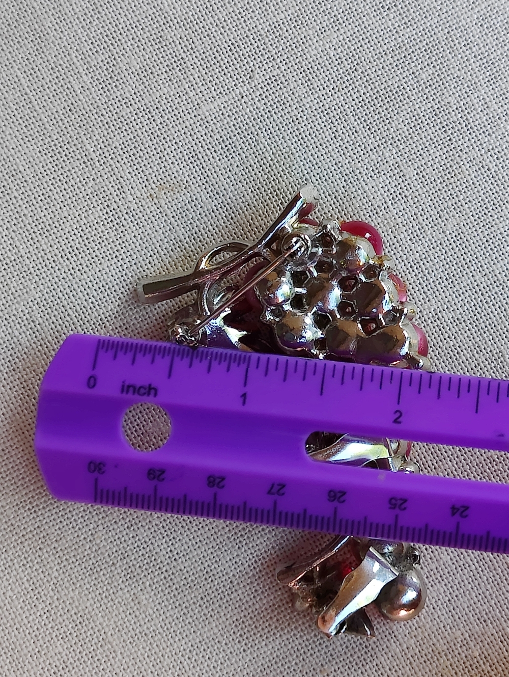 🔥 Vintage Coro Pink Moonglow Bracelet/Brooch/Earrings Set - Picture 6 of 8